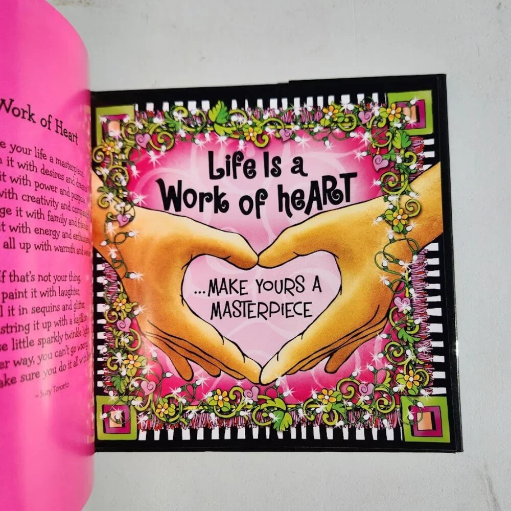 Live a Life Worth Living Suzy Toronto Hardcover Book of Wisdom Self-Help Inspira